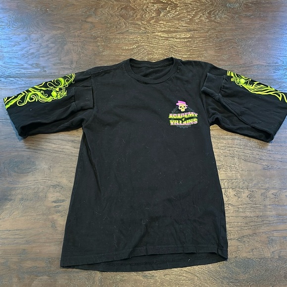 2019 Halloween Horror Nights Academy of Villians Long Sleeve Shirt xs  b42 - Picture 1 of 3